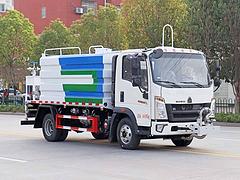 蓝牌洒水车7方洒水抑尘车多功能雾炮洒水车