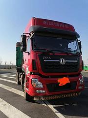 东风天龙vl 半挂车 仓栅式 国6 烧气车