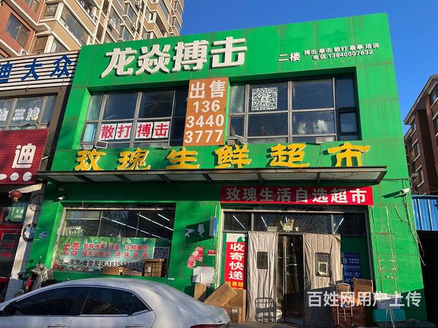 小区门口80平门市出租的图片