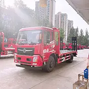 东风D3V拉18吨的平板拖车 安康直销