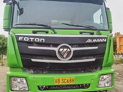转让19年欧曼GTL环保绿后八轮自卸车，车厢6米