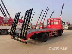 黄冈三环三轴平板运输车153缩短桥挖机拖板车分期几年多少钱