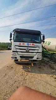 出售二手豪沃搅拌车 大20方380马力 前四后八