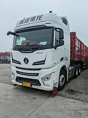 二手德龙X6000牵引车 国六 600马力带液缓