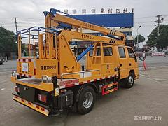 江铃双排13米蓝牌路灯监控维修车 大厂家值得信赖