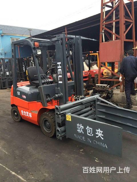 二手叉车，二手软抱夹叉车，自动挡夹包叉车的图片