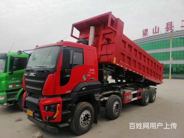 上牌新车国五江铃威龙7.6米自卸车 福特390马力的图片