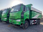 18年国五解放后八轮自卸车5米6箱375马力
