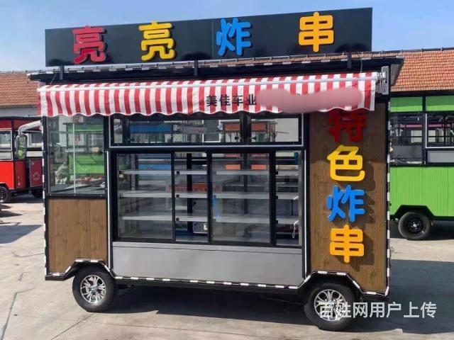 小吃车，炸串车，涮串车，冷饮车，盒饭车，果蔬车的图片