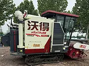 23年沃得履带式收割机，跨区增强版