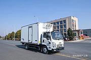 五寨 江铃4米2蓝牌冷藏车、肉钩车价格是多少一台
