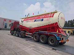全新35立方标准散装水泥罐车，全车高强板制作，