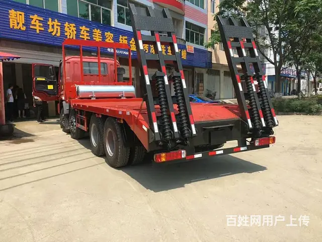 短轴距前四后八福田35吨平板车 价格优惠的图片