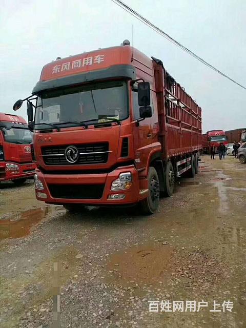 东风天龙前四后八高栏货车 350马力的图片