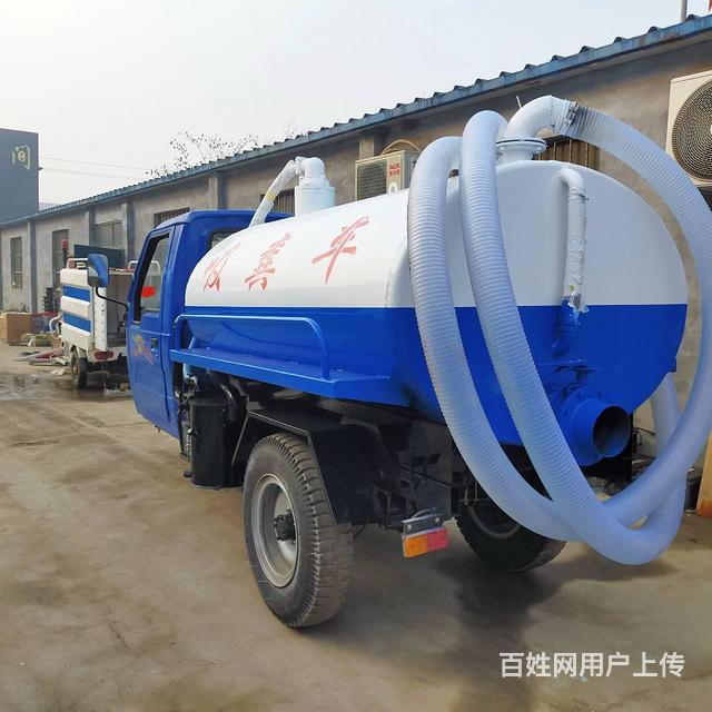 吕梁小型五征时风农用三轮吸粪车,二手汽车吸粪车的图片