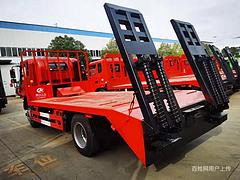 大运专底平板拖车平板运输车 多少钱