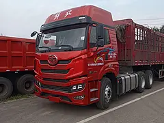 解放 半挂车 仓栅式 国6