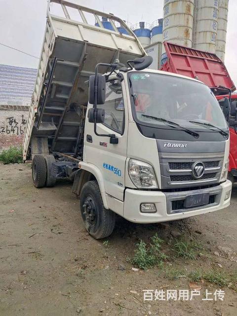 原版二手瑞沃E3后翻平板小货车 4.2米小蓝牌的图片