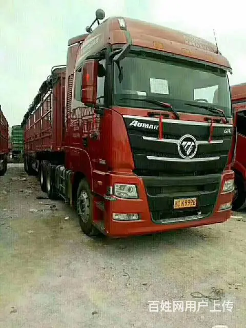 低价出售欧曼牵引车，460马力的图片