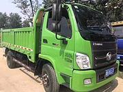19年国五福田4.3米环保绿自卸车 蓝牌