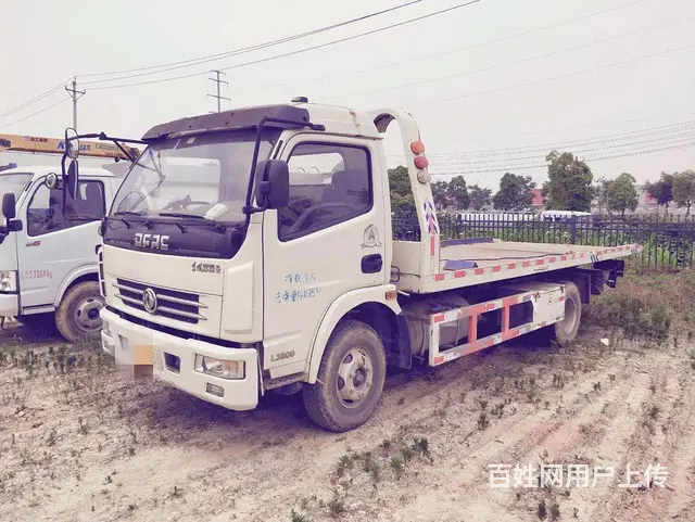 达州二手全新东风牌蓝牌黄牌一拖二清障车道路救援车的图片