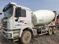 出售二手德龙搅拌车 大14方 后八轮 国五凌宇上装