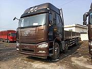 国五解放9.6米平板车 前四后八 二手解放平板车