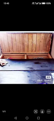 闲置二手木板床低价转让