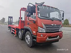 福田小三轴220马力挖机平板运输车 多少钱