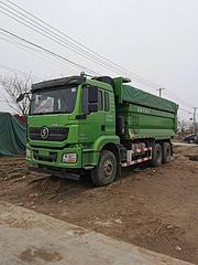 转让二手德龙自卸车 国五 375马力 5.8米大箱