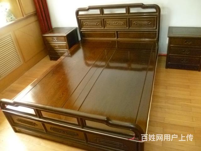转让老式红木双人床