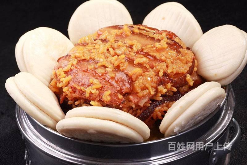 荷叶饼粉蒸肉夹馍怎么做 陕西蒸碗粉蒸肉条子肉培训班