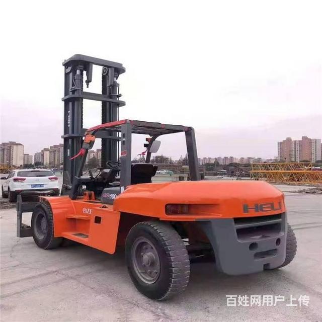 二手合力10吨叉车出售,10吨杭州叉车的价格