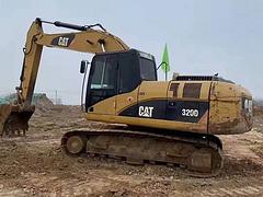 纯土方个人一手挖机卡特320因工地停工现低价转让