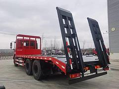 拉300挖机后八轮平板拖车 拉25吨拖板车 全国联保