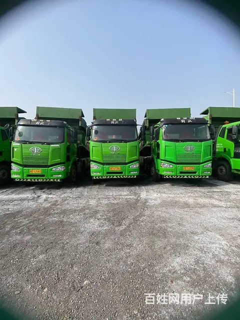 支持满载试车，10台19年轻型解放前四后八的图片