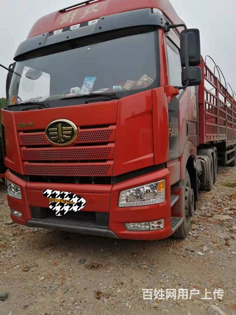 解放J6P半挂车13米高低栏19年9月首付10万的图片