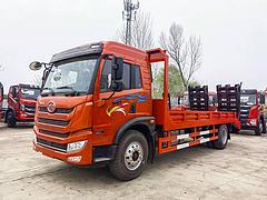 解放龙V单桥平板拖车 厂家价格有保障