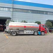 厂家定做铝合金25方汽油柴油运输车 易燃液体运输车