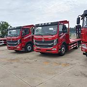 4.2米蓝牌平板车包上牌8-40吨挖机拖机厂家直供