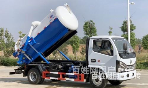 沈阳东风牌5方吸污车10方吸污车厂家清仓处理全国的图片