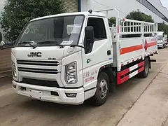 咸阳 江铃蓝牌气瓶车仓栏 爆炸品危险品运输车