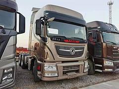 出售二手天龙牵引车 国五560马力双驱轻体原版车