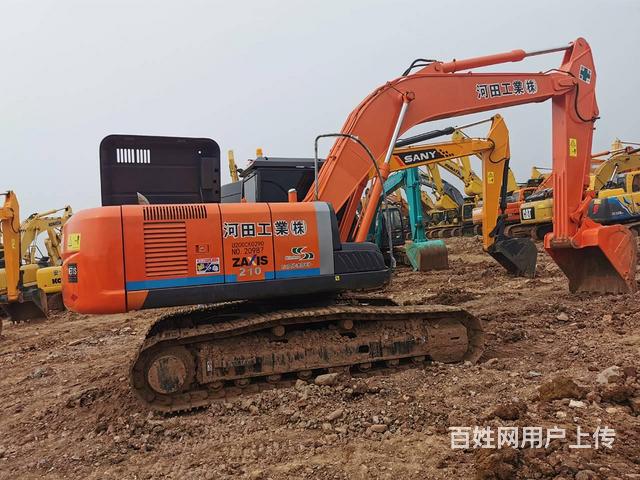 低价转让日立210二手挖掘机手续齐全质保一年
