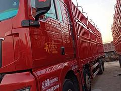 汕德卡9.6米高栏车，带交强险原版车况