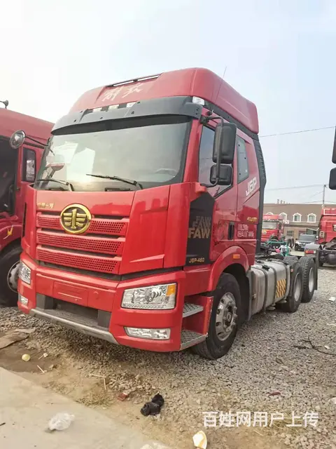 460马力二手解放牵引车 锡柴发动机 国五 双驱的图片