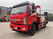 东风D1L单桥平板运输车　板长5米挖机拖车现车