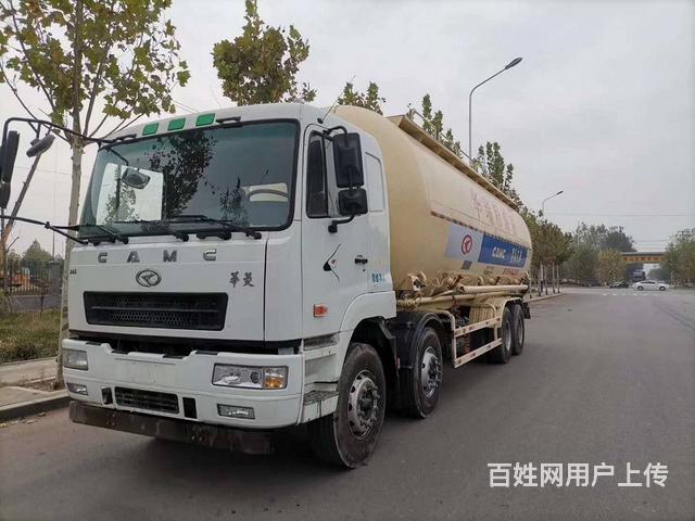 转让二手华凌散装水泥罐车 345马力国五前四后八的图片