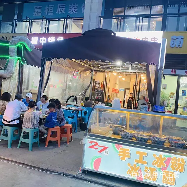 XSY）青白江美程广场烧烤夜宵店转让（业态不限的图片