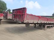 低价出售13米二手标箱侧翻半挂车 左右翻半挂